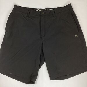 Hurley Shorts Mens 38 Black Casual Athletic